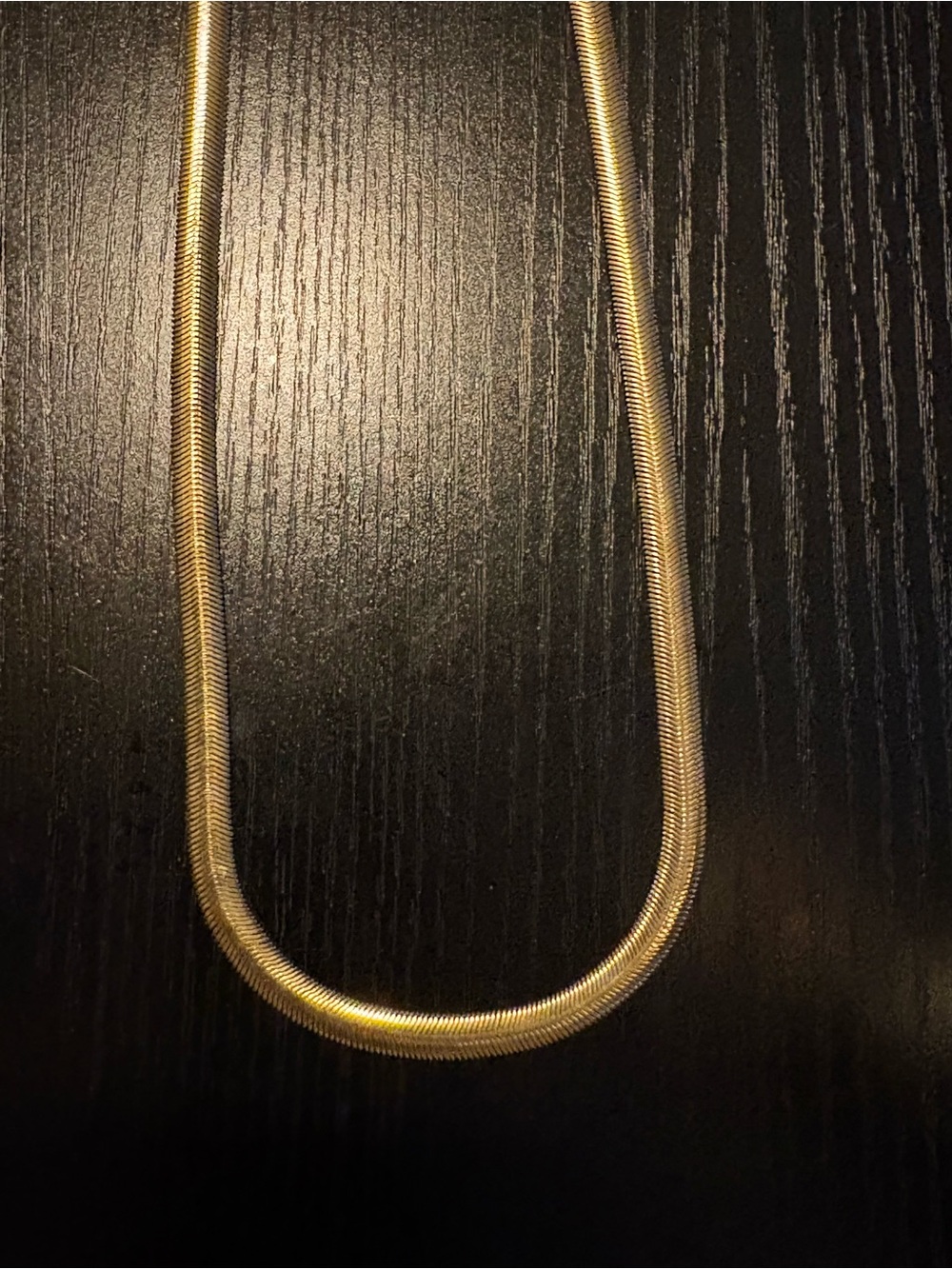 Vintage Monet Gold-Tone snake chain Necklace